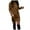 Brown, variant on Women's Solid Thickened Oversize Long Sweater Dress Disappearing Lower Body, Cozy Fall Winter Sweatshirt Dress with Soft Fabric for Fashionable and Comfortable Wear,Army Green,2XL