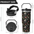 thumbnail image 5 of 1pc Mother 30oz Tumbler with Straw & Handle - Insulated Stainless Steel Cup | Holiday Gift for Man Women (Christmas, Valentine's, Birthday), 5 of 7