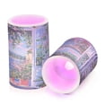thumbnail image 7 of Yayeee Flameless Candles with Remote Flickering Battery Operated Multi Color Changing, Blue Floral Window, 7 of 7
