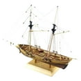 thumbnail image 2 of WLPZXP Baosity Wooden ship Model Kits Sailing Boat Model Kit Nautical DIY Wood Sailboat, 2 of 7