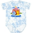 thumbnail image 3 of Inktastic Its My Birthday Circus Tent with Lion 1 Year Old Boys or Girls Baby Bodysuit, 3 of 5