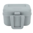 thumbnail image 2 of Live Bait Box, Plastic Bait Bucket with Tweezer, Portable Worm Storage Container with Perforated Cover Array Design for Fishing Enthusiasts, 2 of 7