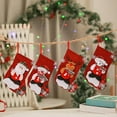 thumbnail image 2 of Clearance Under $5 christmas decor shop, Hwkond Candy Bag Christmas Gift Christmas Tree Decoration Stockings Christmas Snowman Decoration christmas decorations indoor, 2 of 7