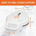 thumbnail image 4 of MasterChef Bubble Waffle Maker Electric Nonstick Waffle, 4 of 5