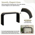thumbnail image 4 of Noble House Modern Minimalist Console Table, Elegant and Versatile Design, Perfect, Sturdy and Stable Frame,Black, 4 of 7