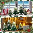 thumbnail image 3 of Dserfhy Wooden Christmas Tree Decor 5-10 Inch Farmhouse Table Centerpiece with Bell Ornaments Rustic Holiday Display for Mantel And Dining Table, 3 of 8