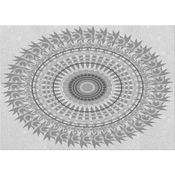 Ahgly Company Machine Washable Indoor Rectangle Transitional Gunmetal Gray Area Rugs, 2' x 3'