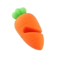 thumbnail image 2 of keepw Anti-overflow Holder Portable Small Washable Lifting Adorable Indoor Kitchen Spill-Proof Shelf Rack Accessories Carrot, 2 of 6