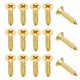 thumbnail image 1 of Tornillos de latón Uxcell, tornillos autoperforantes, cabeza plana de cruz, adecuados para bisagras de puertas, electrónica, muebles M5 x 20 mm 25, 1 of 6