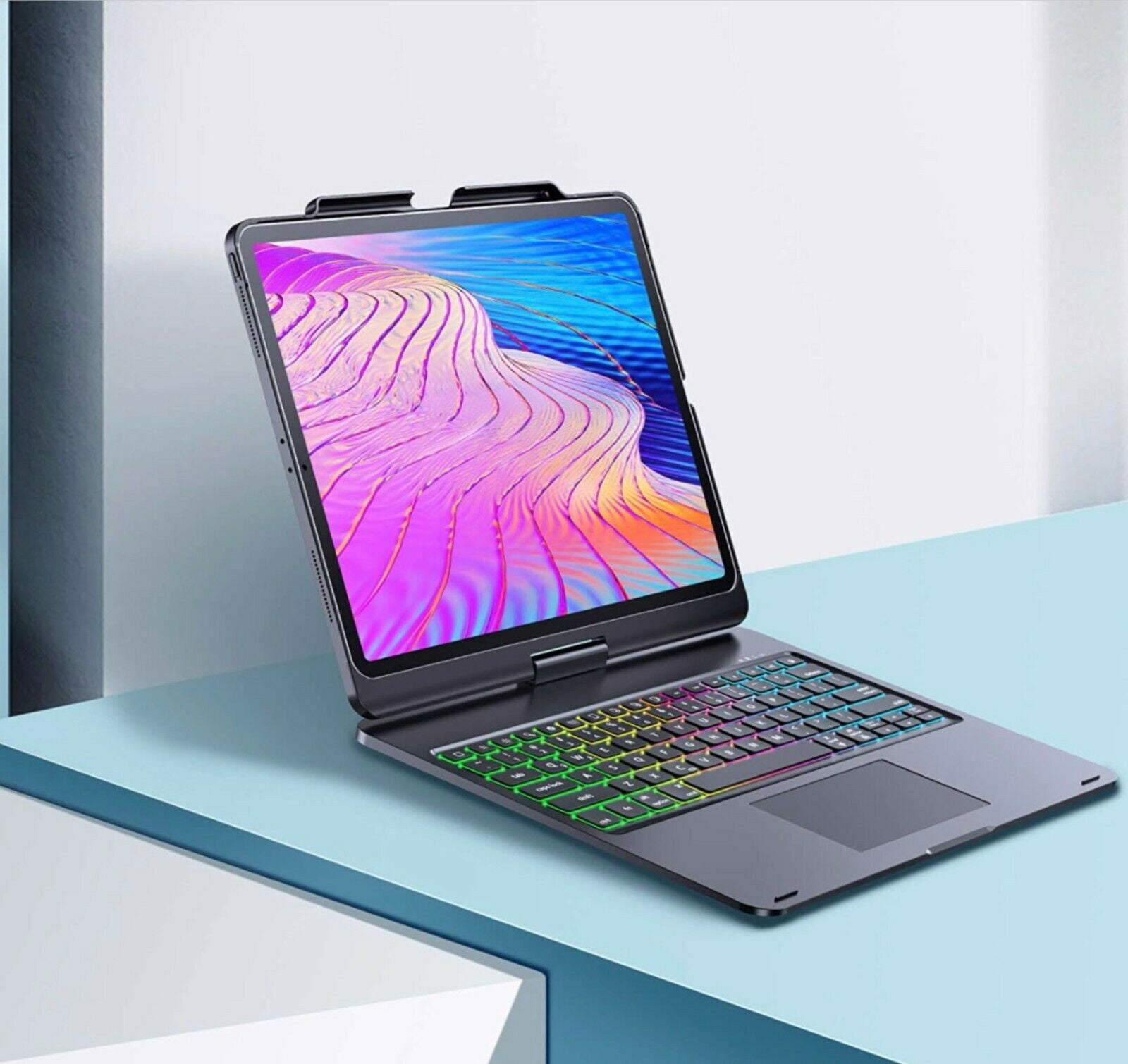 apple ipad pro 12.9 case with keyboard and pencil holder