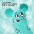thumbnail image 3 of 4 piezas de juguete de hierba gatera para interiores, juguete de ratón para gatos, juguete para masticar molares para gatos, juguete de peluche, 3 of 5