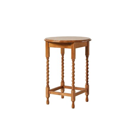 Crafters and Weavers Mission Oak End Table With Barley Twist Legs - Michael's Cherry