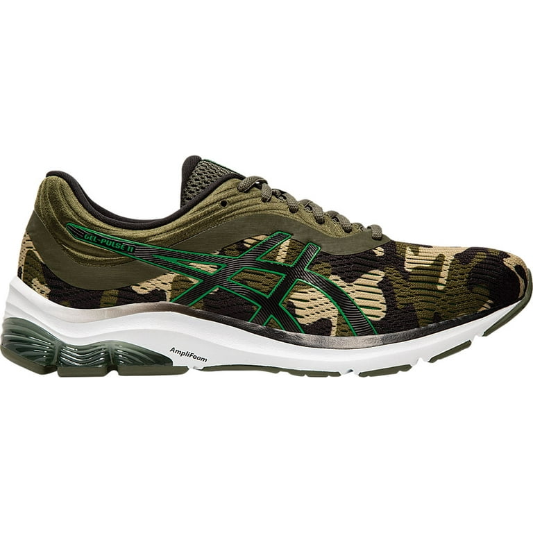 Men s ASICS GEL Pulse 11 Running Shoe Hunter Green Green 6.5 D