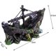 thumbnail image 5 of Resin Aquarium Ornament Fishing Boat Decoration, 5 of 5