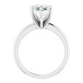thumbnail image 3 of Pompeii 2Ct Pear Moissanite Solitaire Engagement Ring 14k White Yellow or Rose Gold, 3 of 4