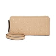 thumbnail image 1 of INC International Concepts Quiin Zip-Around Wristlet Wallet (Beige, One Size), 1 of 1