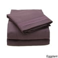 thumbnail image 4 of Porch and Den Porch & Den Woodland Springs Edinburgh Triple Stitch 4-piece Bed Sheet Set, 4 of 5