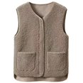 thumbnail image 3 of Pyhlmscde Women's Quilted Puffer Vest Sleeveless Jacket, Fleece Vest Women, Quilted Vest Women, Womens Tops, 3 of 3
