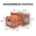 thumbnail image 6 of Furhaven Decorated Gingerbread Chateau Corrugated Cat Scratcher Hideout w/ Catnip - Christmas Print, One Size Gingerbread Christmas Chateau One Size Corrugated Scratcher, 6 of 10