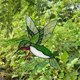 thumbnail image 5 of Bird Stained Glass Window Hanging Handmade Home Decor Bird Decoration, 5 of 5