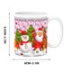 thumbnail image 3 of Fiudx Ofertas relámpago del día Taza navideña con diseño de muñeco de nieve inflable, taza de Papá Noel con prensa, diseño inflado, 15 oz, 11 oz, café, 3 of 5