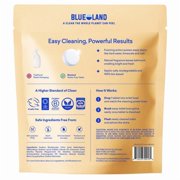 Blueland Toilet Bowl Cleaner Tablets, Lemon Mint Scent, 30 Count, Plastic-Free Cleaning Tablets, 3-in-1 Hard Water & Limescale Remover