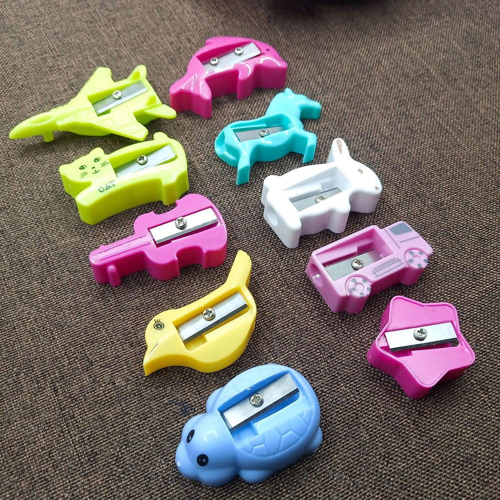 Operitacx 3pcs Pencil Sharpener Pencil Sharpening Tools School Plastic  Sharpener Colored Pencils Sharpener Cartoon Pencil Cartoon Sharpener Pencil