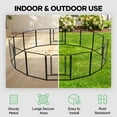 thumbnail image 3 of Naipo Dog Playpen for Large Dogs, 32in 16 Panels Portable Dog Fence, Outdoor Playyard for Dog/Puppy, Portable, Black, 3 of 10