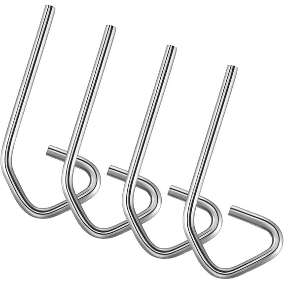 4 Pcs Hitch Pin Clip for Hand Truck Convertible Composite Hand Truck Replacement Lock 3 1/4" Grab Pin Clip