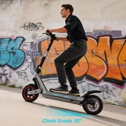 Electric Scooter for Adults - 800W Peak Motor, Max Speed 25MPH, 36V 10Ah Battery, 18 Miles Long Range, 10 Tubeless Tires, Disc Brake System, Smart App Control