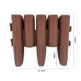 thumbnail image 3 of SHENGXINY Garden Fence Clearance 5pcs Plastic Edgings Garden Picket Fence - Grass Flowerbeds Plant Borders - Decorative Scenery Road Panels - Weather Proof Plastic Garden Fence Brown, 3 of 6