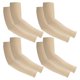 thumbnail image 1 of Uxcell 4 Pairs Arm Sleeves, Sun Protection Arm Sleeve Shade Cooling Arm Sleeves for Sports Hiking Riding, Beige, 1 of 1