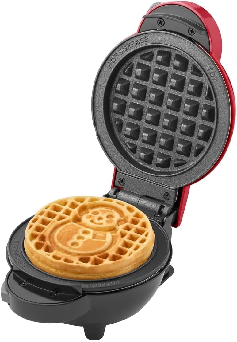 Dash MultiMaker Mini Waffle System with 7 Removable Plates and Storage Case