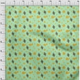 thumbnail image 4 of oneOone Cotton Flex Mint Green Fabric Honey Bees Sewing Material Print Fabric By The Yard 40 Inch Wide, 4 of 4