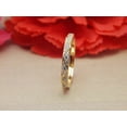 thumbnail image 4 of Diastar Jewels Round Cut Cubic Zirconia 14K Yellow Gold Finish Wedding Band Ring, 4 of 4