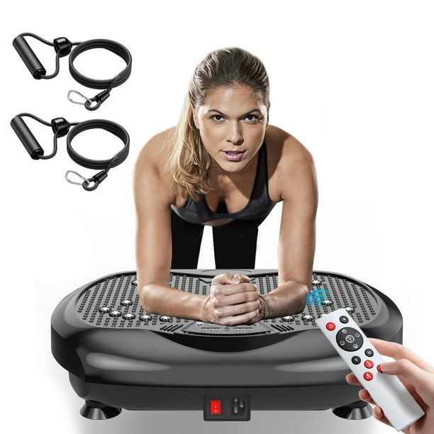Máquina de ejercicios con placa vibratoria Natini Whole Body Black