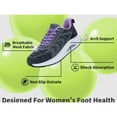 thumbnail image 6 of AOV GREEN LEAF Women's Walking Shoes with Arch Support Orthotic Sneakers for Plantar Fasciitis Tennis Running Shoes US 5.5-11, 6 of 12