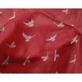 thumbnail image 3 of oneOone Silk Tabby Fabric Bird Ikat Printed Craft Fabric BTY 42 Inch Wide, 3 of 3