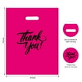 thumbnail image 5 of Pink Thank You Merchandise Bags 12x15, Retail Shopping Bags - Pack of 500, 5 of 5