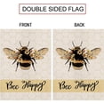 thumbnail image 3 of Spring Garden Flag Bee Happy Floral Summer Vertical Double Sided 12.5 x 18 Inch Seasonal Farmhouse Yard Outdoor Decor, 3 of 6