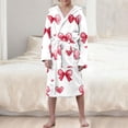 thumbnail image 1 of Ropa de cama Ropa infantil Albornoz grueso con capucha alargado Pijamas de terciopelo para niñas Camisón de poliéster para niñas, 1 of 7