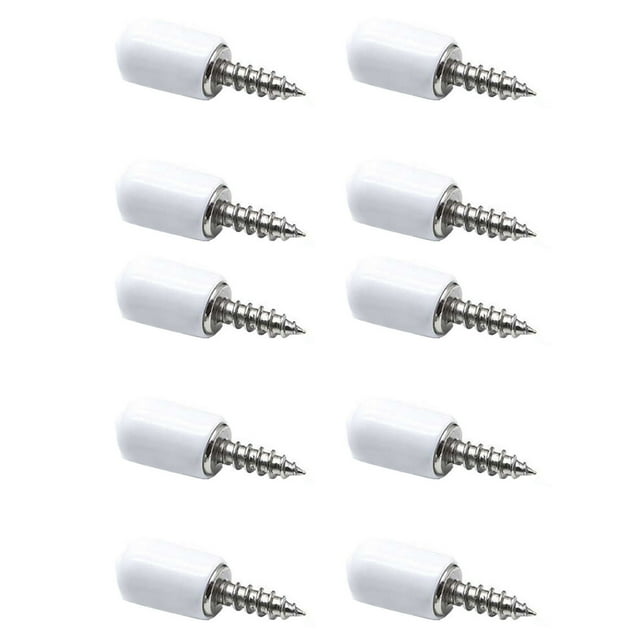 Wdhugt Vis Auto-Taraudeuses pour Armoire Support en Stratifié Fixations Matériel 10 Pcs Matériau Métallique Argenté Taille Universelle pour Assemblage Réparation de Meubles Argenté