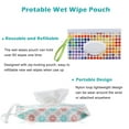 thumbnail image 3 of Portable Refillable Wipe Holder,Baby Wipes Container,Reusable Wipes Case, 3 of 5