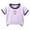 Purple, variant on Gubotare Girls T Shirts Trendy Girls' T Shirts Short Puff Sleeve Tee Tops (Red,Size 3-4 Years)