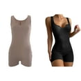 thumbnail image 3 of Nouvelle Combinaison Courte Moulante d'Été pour Femme en Tricot Côtelé Sans Manches, Style Débardeur, une Pièce, 3 of 5