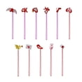 thumbnail image 2 of Valentines Day Metallic Bead Necklaces with Heart Love Cupids Glitter Pendant, 2 of 21