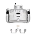 thumbnail image 3 of Detroit Axle - Front Passenger Side Brake Caliper w/Bracket Replacement for Chrysler 200 Sebring Dodge Caliber Avenger Jeep Compass Patriot Fits select: 2014-2016 JEEP PATRIOT SPORT, 3 of 8