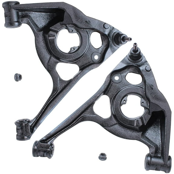 Detroit Axle - Front Lower Control Arms with Ball Joint Replacement for Chevrolet GMC Savana Express 2500