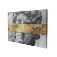 thumbnail image 1 of Ilios Innova | Cuadro Decorativo Moderno Estatua David con Banda Dorada Efecto Textura,  Arte Clásico Pop para Sala, Recámara, Oficina., 1 of 9