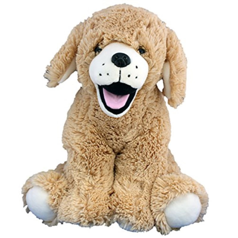 Cuddly Soft 16 inch Stuffed Rainbow Stripe Dog...We Stuff 'em...You Love 'em! 
